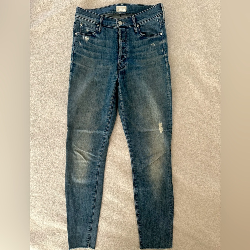 Mother Denim The Stunner Ankle Fray Jeans